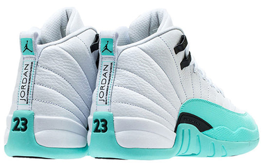 (GS) Air Jordan 12 'Light Aqua' 510815-100 Big Kids Basketball Shoes  -  KICKS CREW