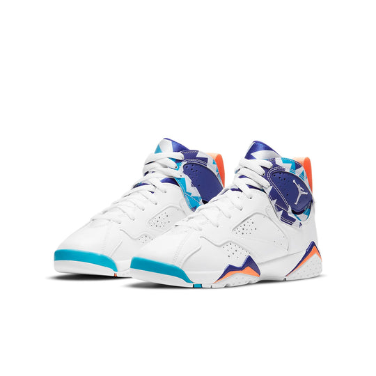 (GS) Air Jordan 7 Retro 'Chlorine Blue' 442960-100 Big Kids Basketball Shoes  -  KICKS CREW
