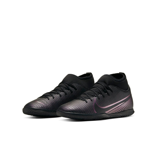 Nike JR Mercurial Superfly 7 Club IC 'Black Purple' AT8153-010