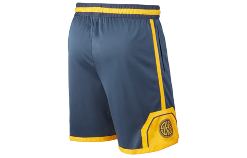 Nike Nba Golden State Warriors Swingman City Edition Shorts Blueyellow 912102-427