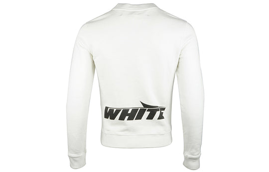 Off-White logo Printing Pullover Round Neck Version White OMBA025E18192003-210