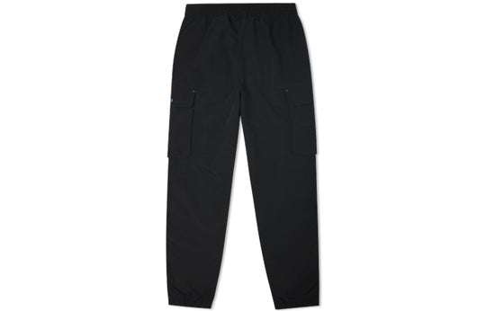 Converse Woven Cargo Multiple Pockets Casual Jogging Sports Long Pants/Trousers Dark Black 10021104-A01