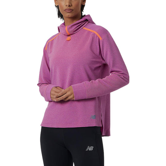 (WMNS) New Balance Casual Sports Hoodie Pink Purple WT21286-MP2