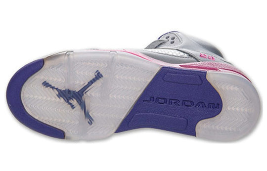 (GS) Air Jordan 5 Retro 'Cement Grey Pink' 440892-009 Big Kids Basketball Shoes  -  KICKS CREW