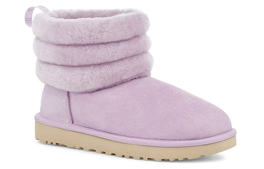 (WMNS) UGG Classic Mini Fluff Quilted Boot 'Purple' 1098533-CATR
