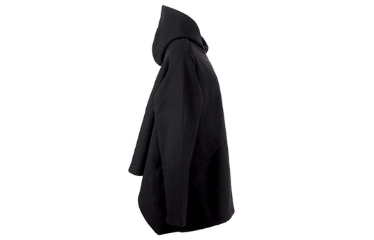 (WMNS) Balenciaga SS21 Solid Color hooded Loose Fit Hoodie Black 645156TJV451000