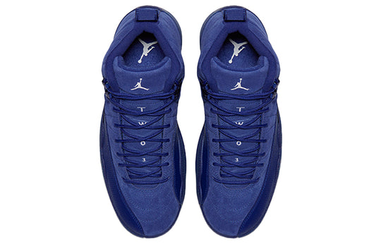 Air Jordan 12 Retro 'Deep Royal' 130690-400 Retro Basketball Shoes  -  KICKS CREW