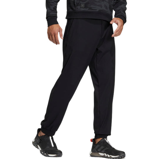adidas Solid Color Bundle Feet Golf Sports Pants Men's Black HG3253