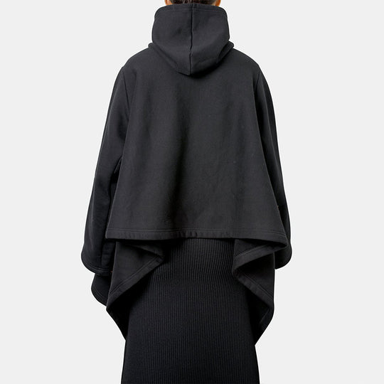 (WMNS) Balenciaga SS21 Solid Color hooded Loose Fit Hoodie Black 645156TJV451000