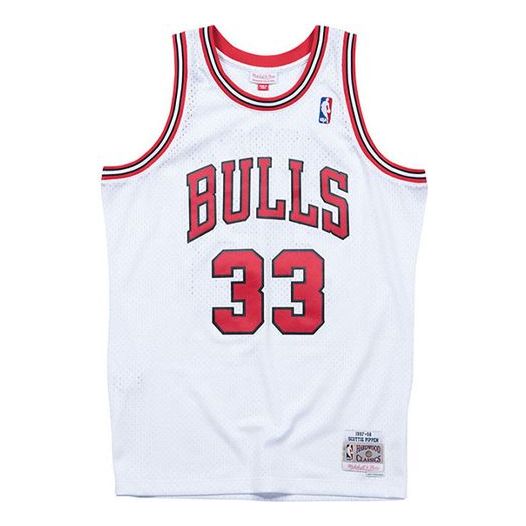 Mitchell & Ness NBA Swingman Jersey Chicago Bulls Home 1997-98 Scottie Pippen SMJYAC18054-CBUWHIT97SPI
