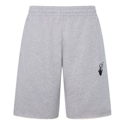 Off-White FW21 Casual Shorts Version Gray OMCI006R21FLE0020825-1