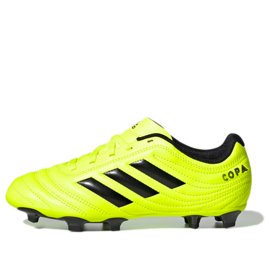 adidas Copa 19.4 Firm Ground Cleats J Non-slip Soccer Shoes Yellow F35461