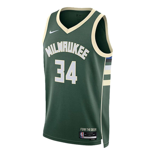 Nike Dri-FIT NBA Milwaukee Bucks Giannis Antetokounmpo Icon Edition 2022/23 Swingman Jersey DN2012-323