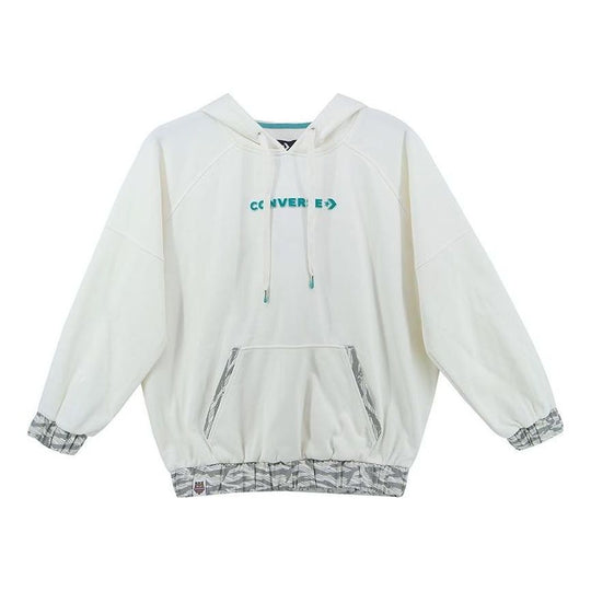 (WMNS) Converse New Year Series Tiger Stripes Hoodie Milk White 10024158-A02